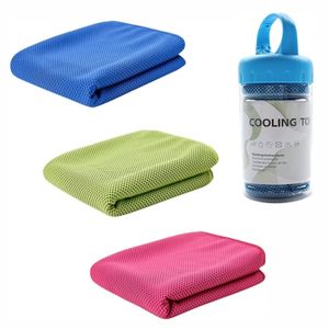 Serviette de sport en microfibre imprimée de logo personnalisé Serviettes rafraîchissantes pour le cou et le visage - Product Image 1