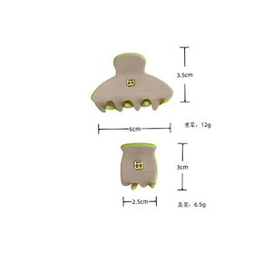 Style coréen bonne vente or lettre personnalisation différentes tailles acétate de Cellulose griffe de cheveux pour cheveux épais pour femmes filles - Product Image 6