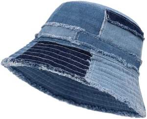 High Quality Blank <b>Men</b> Custom Denim <b>Hat</b> Quick Dry Breathable Embroidery <b>Bucket</b> <b>Hat</b> Design Plain Wholesale - Product Image 1