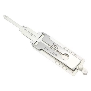 Outil de serrurier 2-en-1 Lishi YM15, décodeur et crochetage 2-en-1, 10 coupes pour clés de véhicules <span class=keywords><strong>MERCEDES</strong></span> - Product Image 2