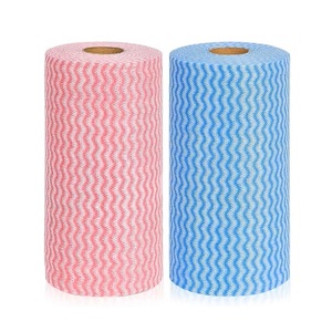 Toallas de Limpieza Reutilizables de Alta Resistencia, Desechables, Verdes, para Servicio de Alimentos, Paños para Platos, Rollo Central - Product Image 5