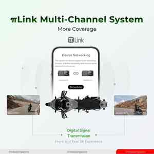 กล้องติดรถมอเตอร์ไซค์ DDPAI Ranger M1 รุ่นดั้งเดิม ความละเอียดวิดีโอ 3K แบบคู่ รูรับแสงขนาดใหญ่พิเศษ F1.55 - Product Image 2