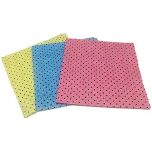 Hot Koop Multipurpose Keuken Schoonmaakdoekje Premium Spunlace Nonwoven Doekjes Met Pvc Stippen