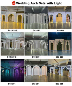 Arco de Acrílico LEDA Estilo Indio para Entrada de Boda, Soporte de Fondo Acrílico con Luz, Decoración de Escenario para Eventos - Product Image 6