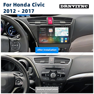 Autoradio Android 13 2K 7870 Carplay GPS DSP Lecteur audio vidéo stéréo Écran tactile pour Honda Civic 9 FK <span class=keywords><strong>FB</strong></span> 2012 - 2017 - Product Image 2