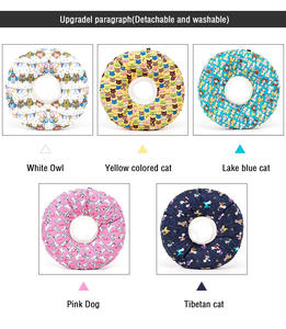Cubierta de cabeza de gato de dibujos animados <span class=keywords><strong>Collar</strong></span> de mascota Cubierta DE ASEO antimordeduras y antilamidas <span class=keywords><strong>Collar</strong></span> de perro de esterilización suave - Product Image 4