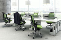Chaise de bureau ergonomique en maille certifiée BIFMA avec accoudoirs 3D, support lombaire et base en aluminium pour bureau, école et salon