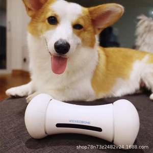 WickedBone Crazy <span class=keywords><strong>Bone</strong></span> Giocattolo Interattivo Intelligente con App per Cani e Gatti in Silicone Moderno - Product Image 1