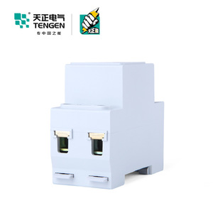 เต้ารับแบบโมดูลาร์ Tengen 10A แบบสามขา กล่องจ่ายไฟรางแบบราง 220V ชนิดกระจายกำลัง ทองแดงนำไฟฟ้า - Product Image 2
