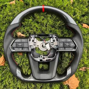 Volant en fibre de carbone à impression par transfert d'eau pour <span class=keywords><strong>Toyota</strong></span> Land Cruiser Camry Hiace Corolla Hilux Fortuner Rav4 Lc76 Lc300 - Product Image 2