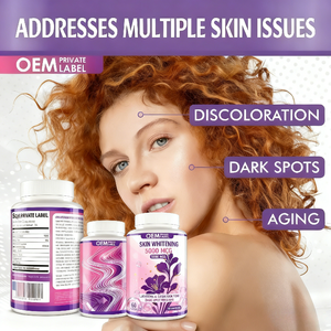 OEM Glutathion Hautaufhellungs-Kapseln Hautpflege-Pillen <span class=keywords><strong>L</strong></span>-Glutathion Kapseln - Product Image 5