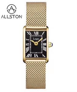 <span class=keywords><strong>Orologio</strong></span> al Quarzo di Lusso alla Moda con Quadrante Personalizzato a Numeri Romani, <span class=keywords><strong>Cinturino</strong></span> in Acciaio Inossidabile, <span class=keywords><strong>Orologio</strong></span> <span class=keywords><strong>Vintage</strong></span> Quadrato da <span class=keywords><strong>Donna</strong></span> 16mm Resistente all'Acqua - Product Image 6