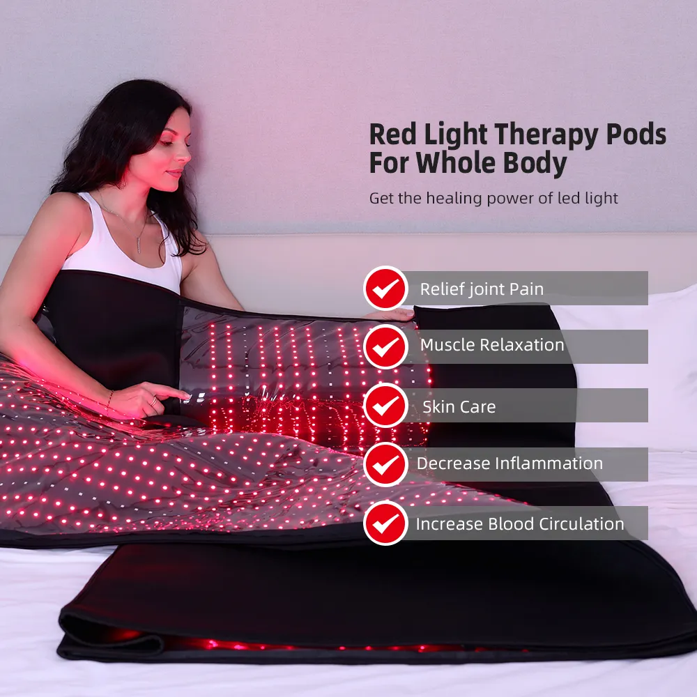 Yeni ürün tam vücut kızılötesi kırmızı işık terapi uyku tulumu taşınabilir buharda battaniye Sauna çantası üreticisi