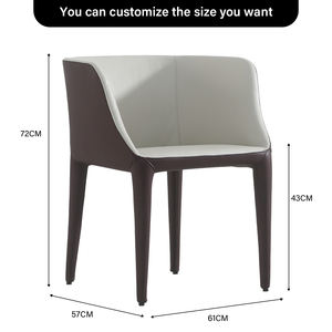 Usine personnalisée vente directe maison minimaliste moderne Restaurant salle à manger chaise hôtel <span class=keywords><strong>Club</strong></span> réception loisirs <span class=keywords><strong>fauteuil</strong></span> - Product Image 5