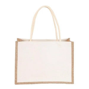 Excellent Quality 100% Cotton Letter Pattern Tote <b>Bag</b> with Shoulder Strap Comfortable Grip for Daily Shopping & Utility Carry - Product Image 4