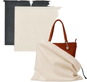 Bolsa de Embalaje para Zapatos de Algodón Reutilizable, Ecológica y Reciclable con Logotipo Personalizado, Bolsa de Regalo con Cordón Natural y Orgánico, Tamaños Personalizables - Product Image 1