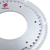 Lame de scie circulaire convexe XINSHENG personnalisable ATB 350*4.2*200*84T à coupe stable, applicable aux scies de table