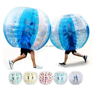 TPU Body Zorb Bumper Ball Inflatable Bubble Football Soccer Ball With Colored Dots inflatable zone bubble ball tpu guangzhou