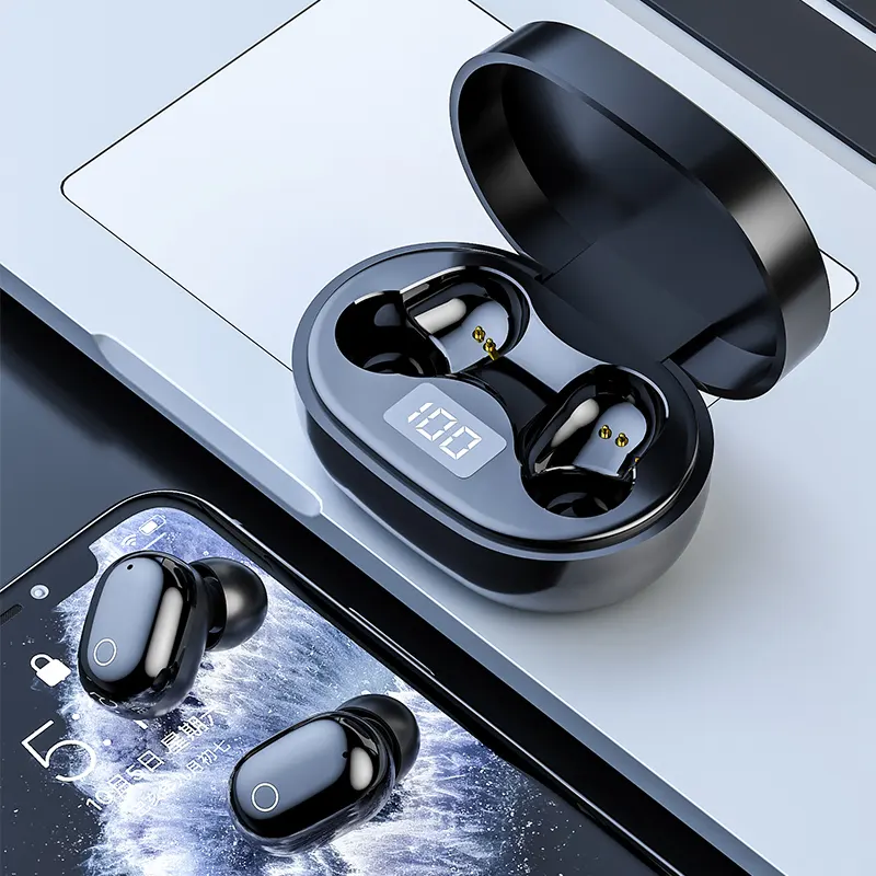 Heavy Bass Earphone Wired Headphone Powerful Bass Hi-Res Audio Wired Earphones with Mic Volume Control