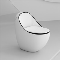 Nouveauté Inodoro couleur articles sanitaires ronds salle de bain placard à eau cuvette de toilette en céramique toilettes une pièce