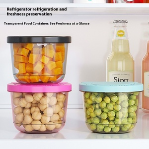 Lò vi sóng an toàn cấp thực phẩm kín hộp lưu trữ tủ lạnh kín tươi giữ <span class=keywords><strong>container</strong></span> nhựa nhà bếp tổ chức bán buôn - Product Image 4