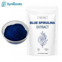 Extrait de Spiruline Bleue en Poudre, Matière Première Phycocyanine Qualité Alimentaire, Antioxydants, Protéines Végétales, Complément Herbal, Renforce l'Immunité