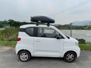 Boîte de toit universelle ultra-mince pour voiture et porte-bagages à double ouverture latérale en ABS+PC, style sport, vente en gros - Product Image 3