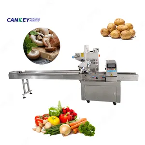 Auto Mushroom Packaging Corn Tortilla Wrap Small Potato Pouch Packing Machines For Fruits And Vegetables