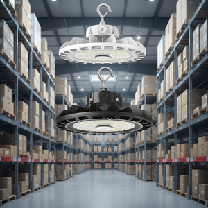 Projecteur UFO Réglable <span class=keywords><strong>REITA</strong></span> - 120/200W 16000-32000 Lumens 3500K-5000K 85-265V IP67 10-120° de projection Boîtier Blanc/Noir - Product Image 1