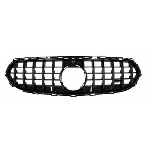 Mercedes-Benz E-Class W213 Grille Black Silver ABS Plastic Bumper Fitment - Product Image 2