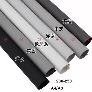 Gradiente grigio 230 gsm 250gsm cartoncino colorato carta spessa 50 fogli di carta di copertura pesante Stock per artigianato e carte fai da te <span class=keywords><strong>Mak</strong></span> - Product Image 5