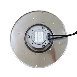 Havalandırma sistemi için DC 250mm fan fırçasız geriye kavisli santrifüj hava fanı