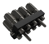 84434997 Raccords hydrauliques rapides multipoints 5 voies en acier au carbone haute pression pour moissonneuse-batteuse de céréales – Nouveauté