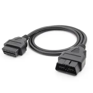 26AWG low resistance 1m Car OBD2 Extension Cable Full 16 Pins Cores Extend Wire Vehicle Auto