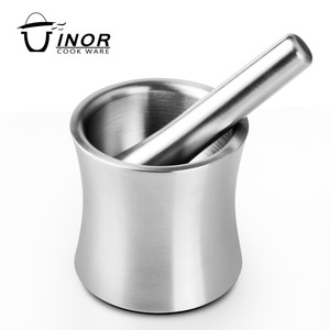 Mortier et <span class=keywords><strong>pilon</strong></span> personnalisés en métal pour broyeur d'herbes à faible quantité minimale de commande - Product Image 3