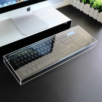 Couvercle anti-poussière de clavier de jeu en plexiglas Lucite personnalisé, protection de clavier en acrylique transparent de qualité supérieure