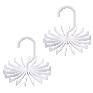 18 móc móc nhựa 360 độ xoay khăn Rack Belt Tie <span class=keywords><strong>Hanger</strong></span> Organizer - Product Image 5