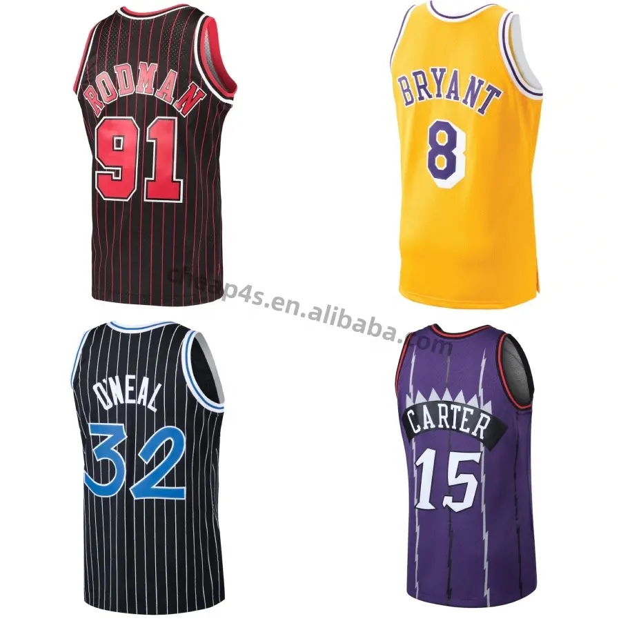 Nieuwe Hot Sale 2021-22 Gestikte/Geperste Retro Jersey Chicago Bull #23 Michael Jor_dan #91 Dennis Rodman Th_rowback Jersey