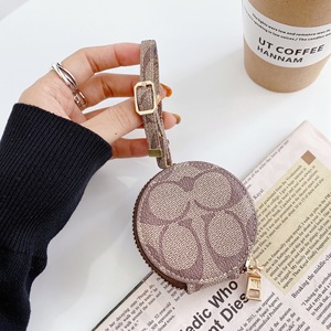 Estuche de cuero con cremallera de diseñador para auriculares, accesorios portátiles para <span class=keywords><strong>Airpods</strong></span> 1 <span class=keywords><strong>2</strong></span> <span class=keywords><strong>Pro</strong></span> - Product Image 3