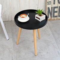 Table basse ronde moderne de luxe en plastique pour appartement, salon, chambre et décoration de salon