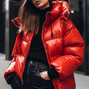 Piumino Donna Invernale Caldo Bubble Coat Moda Streetwear di Tendenza con Cappuccio - Product Image 2