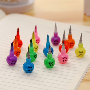 Gao Si Creative 7 Expression Sugar Gourd Student Pencil Crayon Papeterie HB Lead Hardness Set for School Supplies Wholesale - Product Image 4