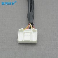 Câble adaptateur d'aviation 16 broches 4 broches 4 broches pour systèmes de caméra de véhicule Multi-caméra MDVR/DVR prêt pour les automobiles parfaites