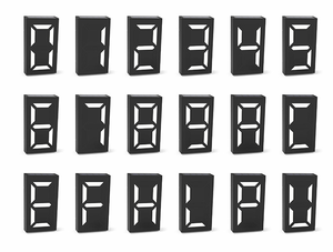 Luz de número de casa con energía solar, placa de puerta iluminada de 6 LED para <span class=keywords><strong>residencia</strong></span> de Hotel Villa - Product Image 4