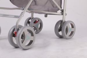 Poussette légère à double poignées pour bébé poussette pliante de taille compacte - Product Image 6