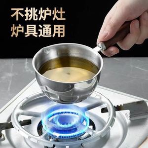 Petite <span class=keywords><strong>casserole</strong></span> en acier inoxydable Offre Spéciale Mini marmite à lait Poêle à oeufs Poêle de cuisson - Product Image 3