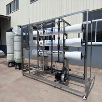 Machine de purification d'eau ultrapure par osmose inverse en acier inoxydable, taux de purification de 99 %, 5000 L/heure, pour laboratoire
