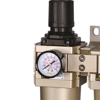 STNC Populaire TC5010-10 Grand modèle Dyad 1 pouce Filtre-régulateur-lubrificateur pneumatique pour la préparation et le traitement de l'air comprimé