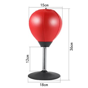 Mini Entrenador de Reflejos de <span class=keywords><strong>Boxeo</strong></span> de Escritorio Ajustable de PU, para el Hogar, Oficina, <span class=keywords><strong>Gimnasio</strong></span>, Alivio del Estrés, Práctica de <span class=keywords><strong>Boxeo</strong></span>, Bola de Velocidad - Product Image 5