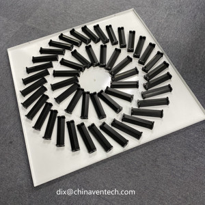 Copertura per <span class=keywords><strong>Bocchette</strong></span> d'<span class=keywords><strong>Aria</strong></span> da Soffitto HVAC 600x600 Quadrata con Diffusore a Vortice - Product Image 5